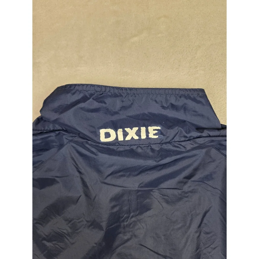 Vintage Adidas Track Jacket Mens 2XL Blue Flyer Wrestling Dixie Windbreaker Y2K